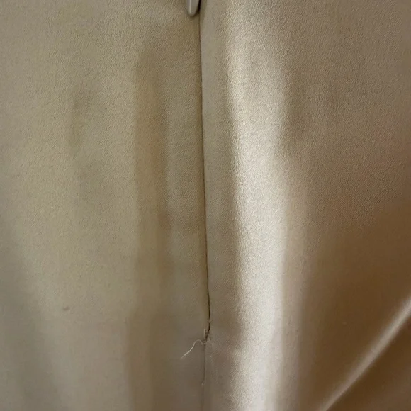 Valentino Beige Asymmetrical Draped Ruffle Skirt - Picture 7 of 12